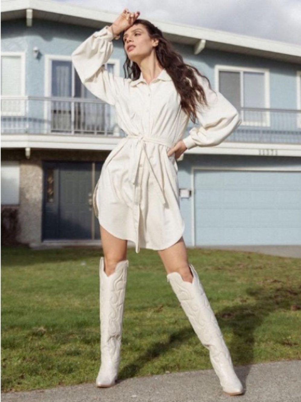 JESSICA REDDITT Women's Sustainable Shirtdress - NWT Small